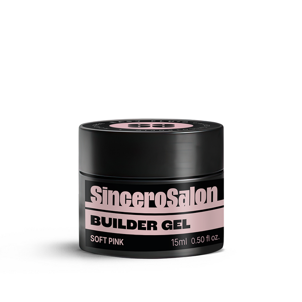 Aufbaugel Solid "Sincero Salon", Soft Pink, 15ml