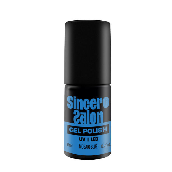Gelnagellack „Sincero Salon”, 6ml, MOSAIC BLUE , 3693