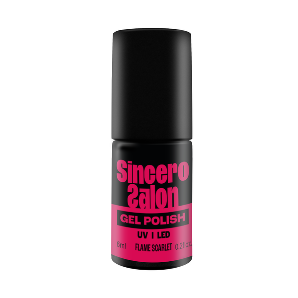 Gelnagellack "Sincero Salon", 6ml, FLAME SCARLET, 3723