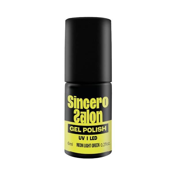 Gelnagellack "Sincero Salon", 6 ml, NEON LIGHT GREEN, 4409