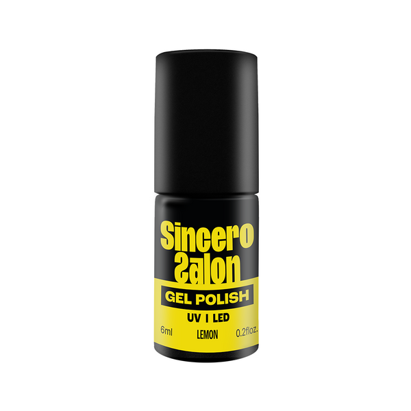 Gelnagellack "Sincero Salon", 6 ml, LEMON, 4478