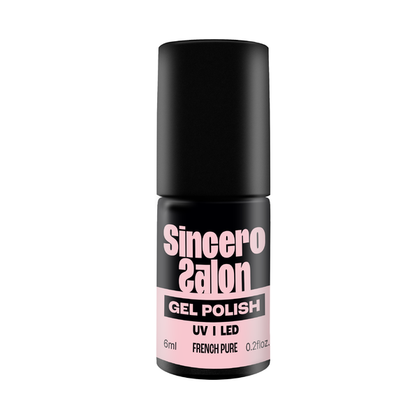 Gelnagellack "Sincero Salon", 6 ml, FRENCH PURE, 6144