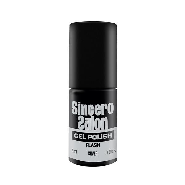 GELNAGELLACK "Sincero Salon", 6ml, Flash Silver, 3746