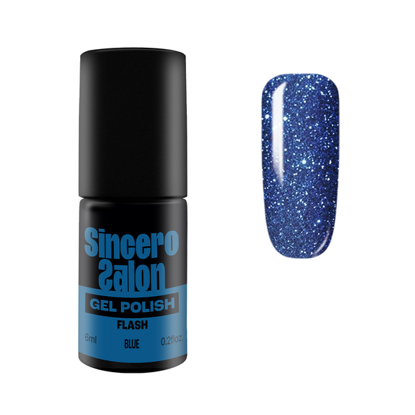 GELNAGELLACK "Sincero Salon", 6ml, Flash Blue, 3753
