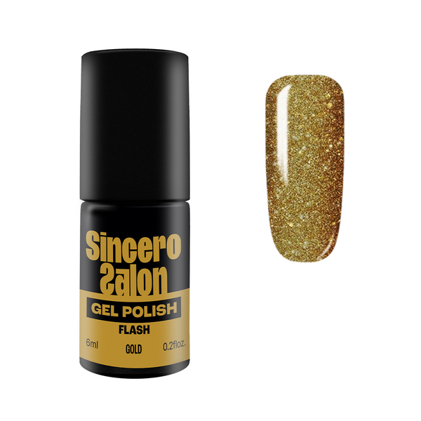 GELNAGELLACK "Sincero Salon", 6ml, Flash Gold, 3777