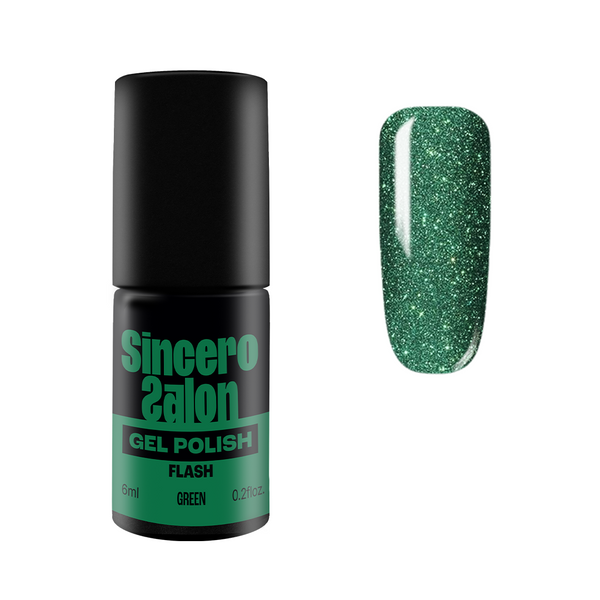 GELNAGELLACK "Sincero Salon", 6ml, Flash Green, 3784