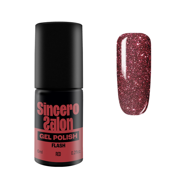 GELNAGELLACK "Sincero Salon", 6ml, Flash Red, 3791