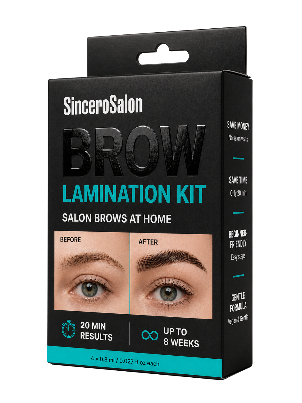 Augenbrauen-Laminierungsset „Sincero Salon“