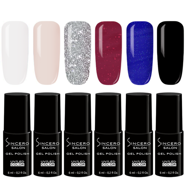 Gel Nagellack Set "Sincero Salon" Soft breeze, 6 Stk. x 6 ml