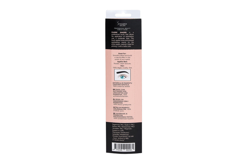 Flacher Schattenpinsel "Sincero Salon", Rose gold,  1Stk.