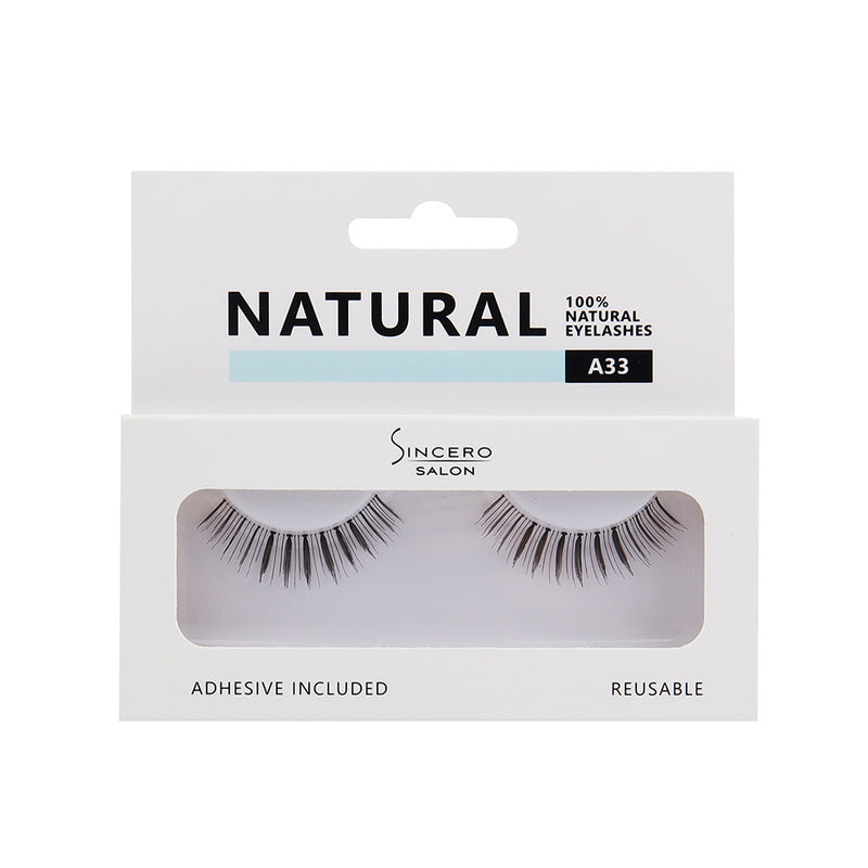 Wimpern "Sincero Salon", NATURAL A33, 1 Stk.