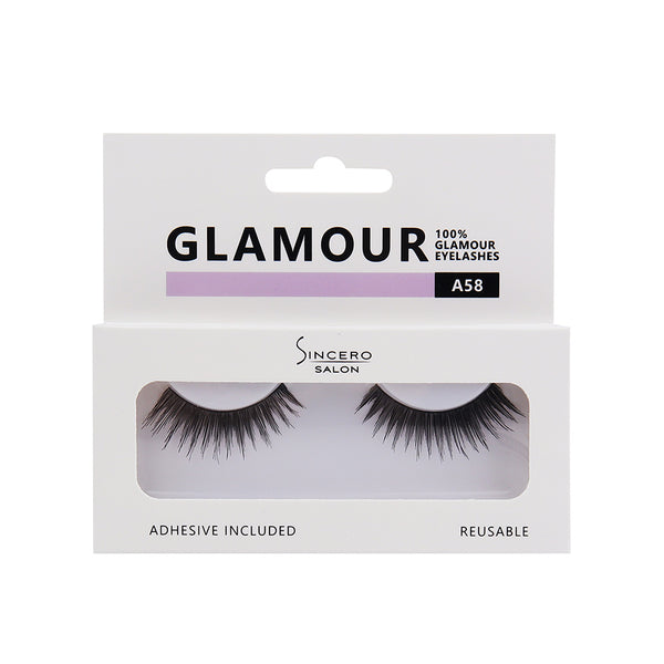 Wimpern "Sincero Salon", GLAMOUR A58, 1 Stk.