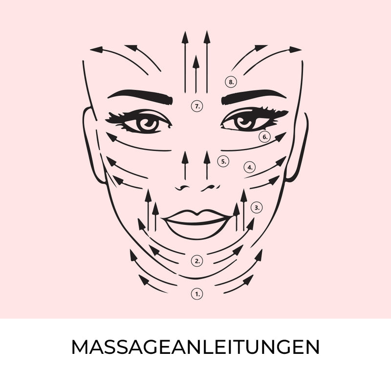 "Sincero Salon" Rosenquarz Massagegerät, 1 Stück