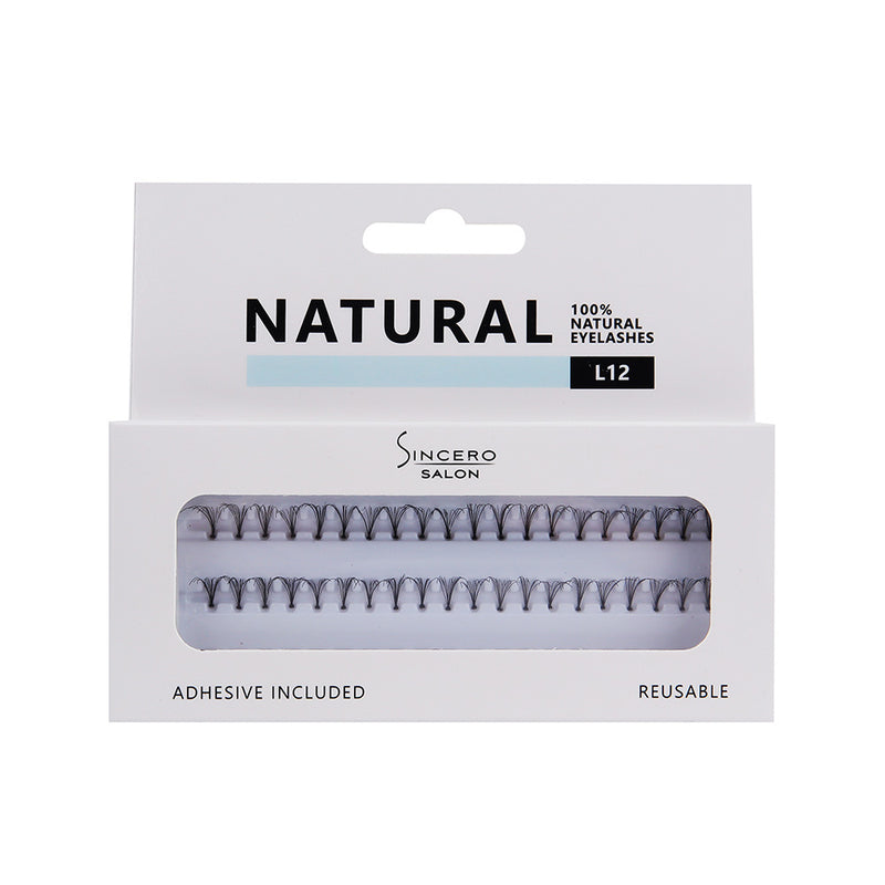 Einzelwimpern "Sincero Salon", Natural L12, 1 Stk.