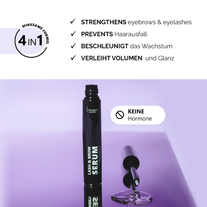 Wimpern- und Augenbrauenserum "Sincero Salon"  6ml, 1 Stk.