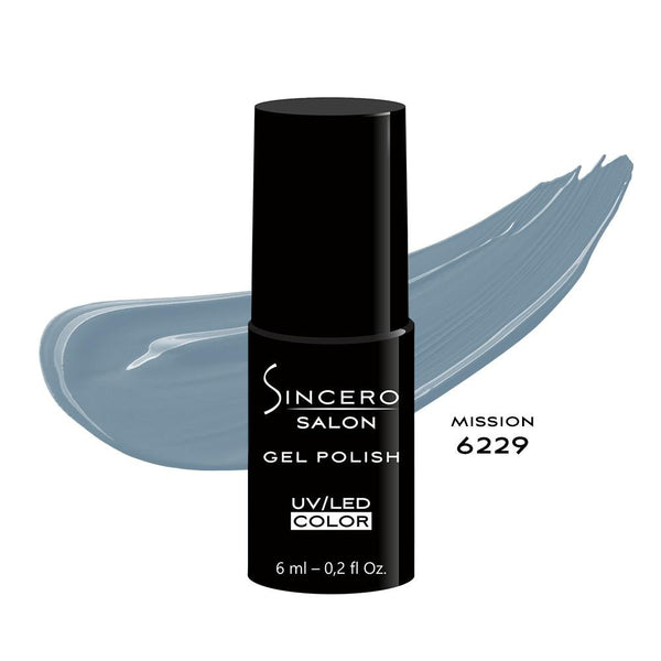 Gelnagellack "Sincero Salon", 6 ml, MISSION, 6229