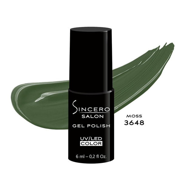 Gelnagellack "Sincero Salon", 6ml, MOSS, 3648