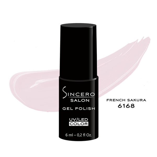 Gelnagellack "Sincero Salon", 6 ml, FRENCH SAKURA, 6168